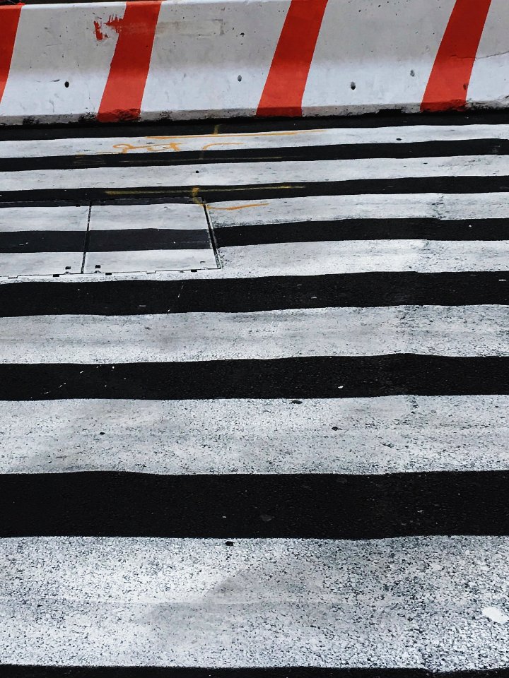 black and gray striped textile