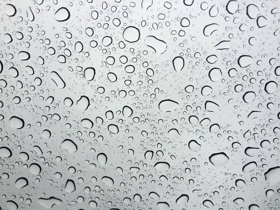 Glass, Waterdrops, Water