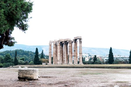 Athens, Greece, Temple of olympian zeus photo