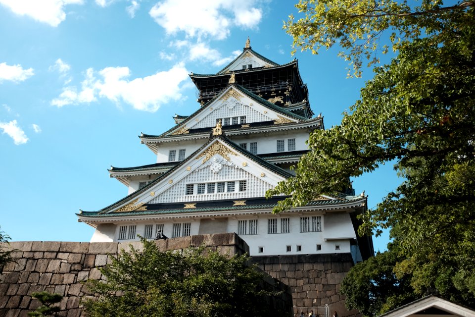Japan, Osaka castle, Sakashi
