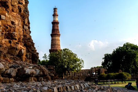 Qutub minar, New delhi, India photo