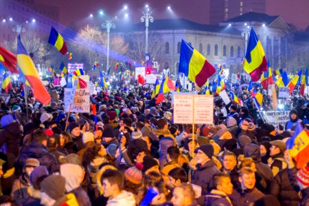 Bucharest, Romania, Protest