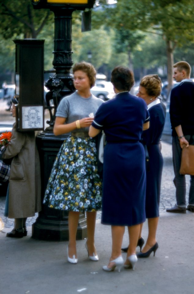 People, Dress, Flowery dress