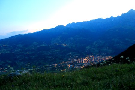 Passy, France, Bleu photo