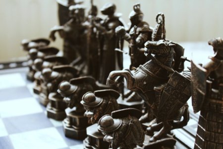 Black, Chess board, Chess photo