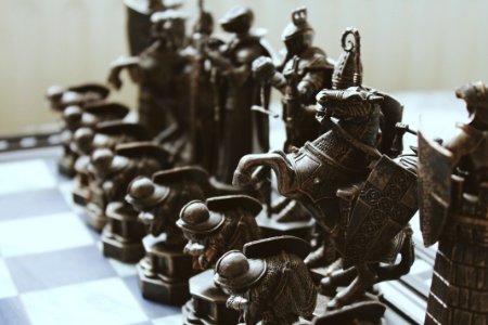Black, Chess board, Chess