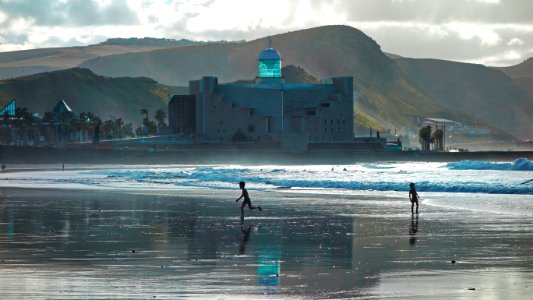 Playa de las canteras, Las palmas de gran canaria, Spain