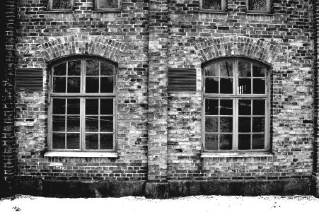 Sweden, Reflection, Brick wall photo