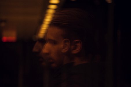 man inside dark room photo