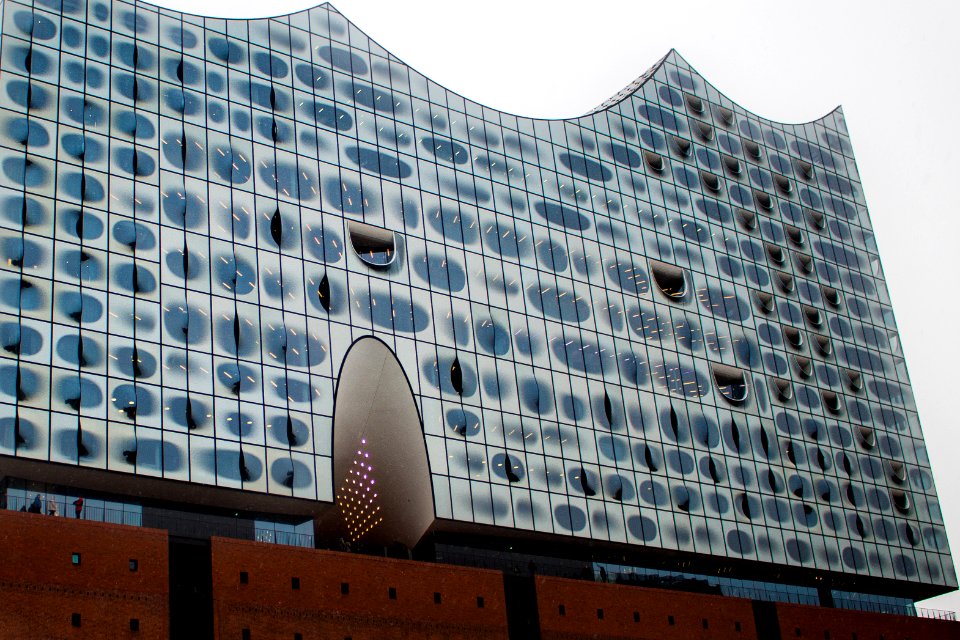 low-angle photography of blue building
