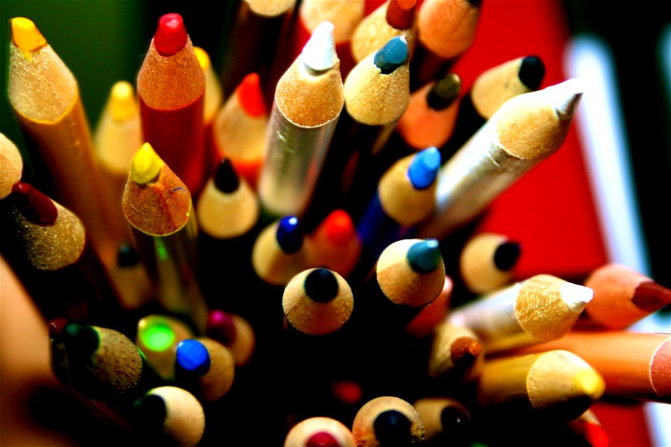 Pencils, Color pencils, Colourful