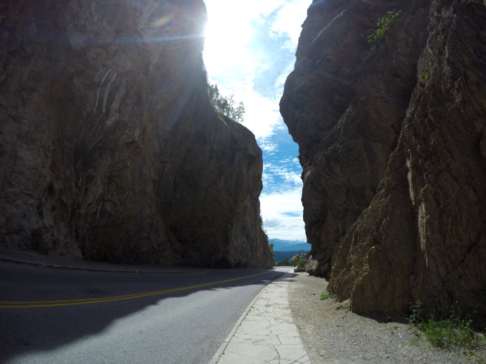 Mountain, Sun, Nature