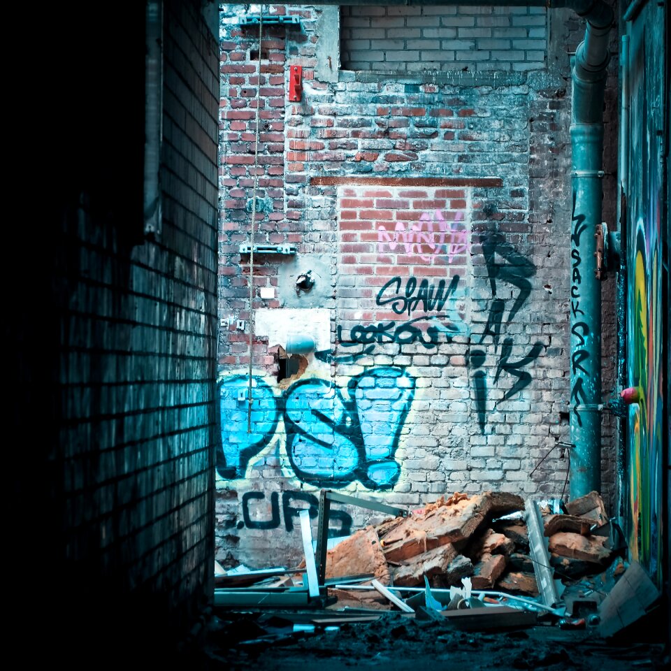 Factory ruin lapsed
