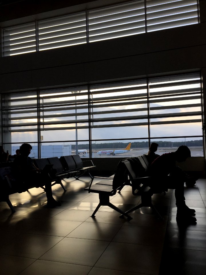 Sabiha gokcen international airport, Turkey, Sit down