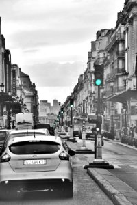Paris, France, Busy street photo
