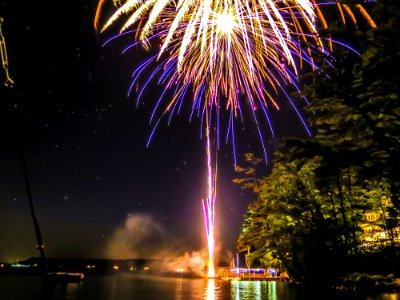 Lake winnipesaukee, United states, Fire
