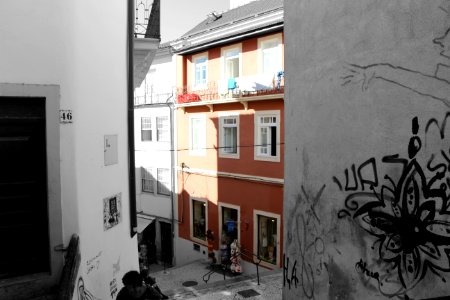 Coimbra, Portugal, Black  white