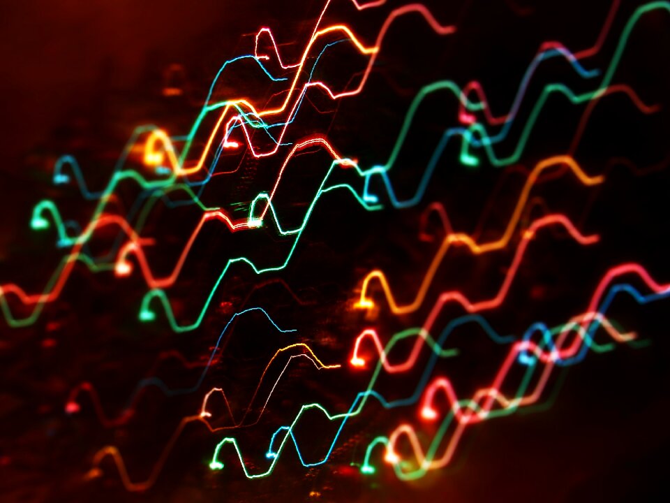 Illuminated electric colorful