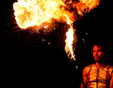 Light, Fire show, Blaze