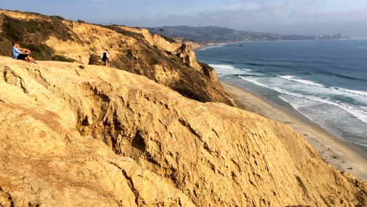 People, Hills, Beach