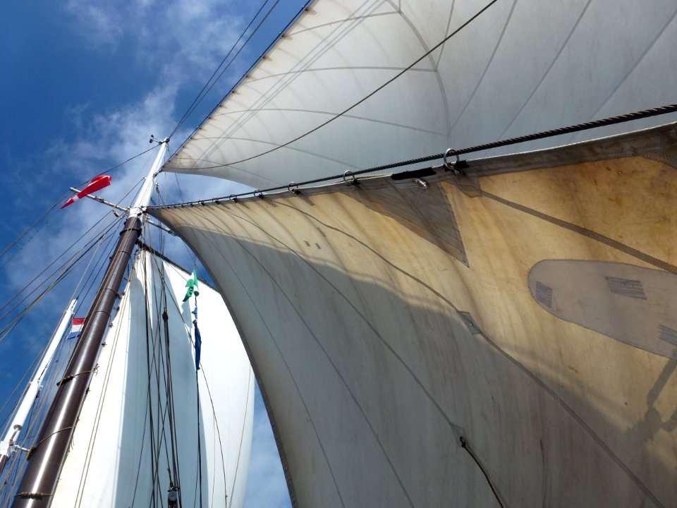 Flag, Sky, Sea