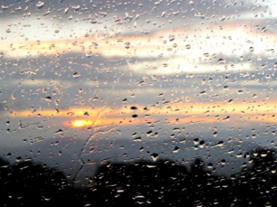 Rain, Drops, Window photo