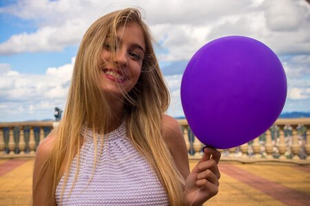 Lilac happy hair