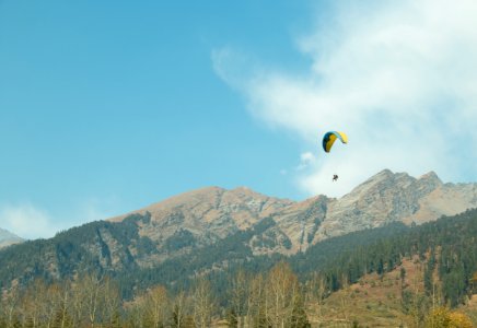 Mountain, Adventure, Paraglide photo