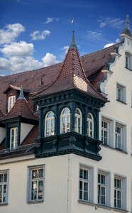 Nuremberg house turret corner tower photo