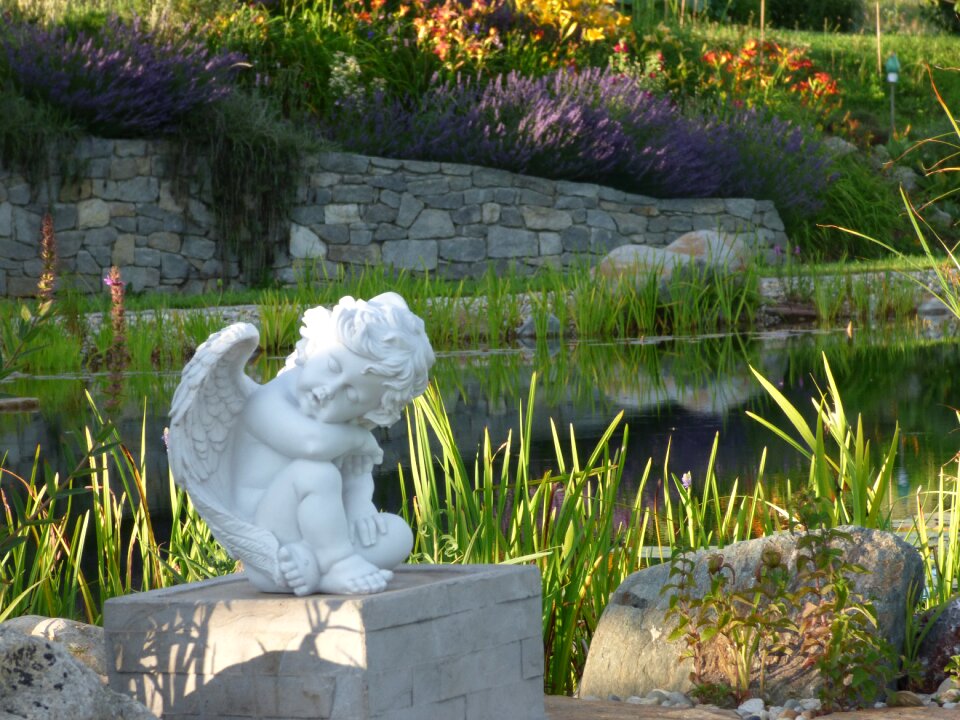 Sculpture water gartendeko