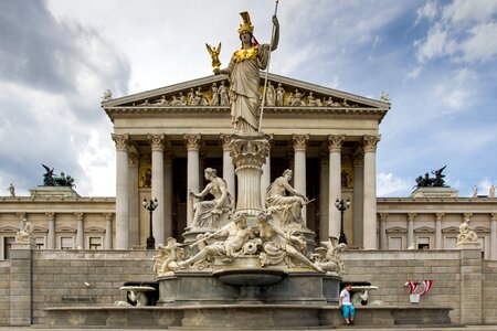 Main entrance architecture building photo