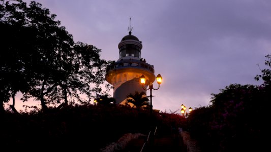 Guayaquil, Ecuador, Night photo