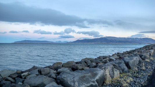 Icel, Reykjavk, Coastline