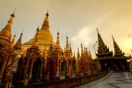 Shwedagon pagoda, Yangon, Myanmar burma photo