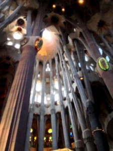 Church, Gaudi, Barcelona photo