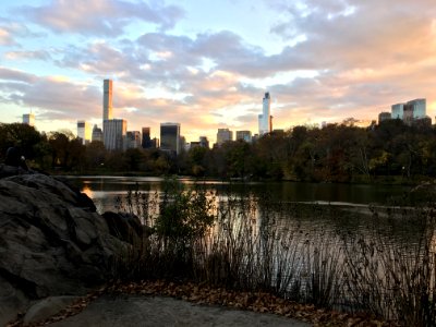 Sunset, Skyline, Central park photo