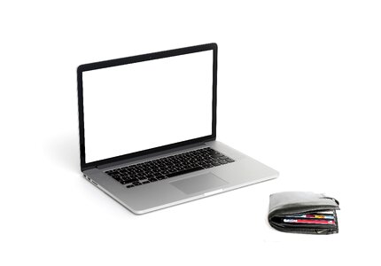 E-commerce shop online credit