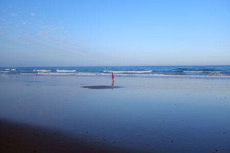 Alone, Wave, Spain photo