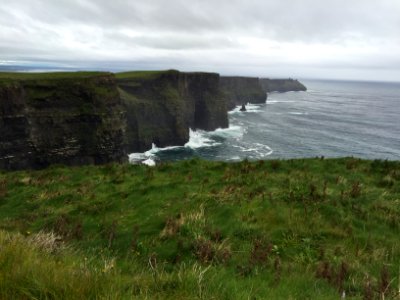 Cliffs of moher, Ireland, Rain