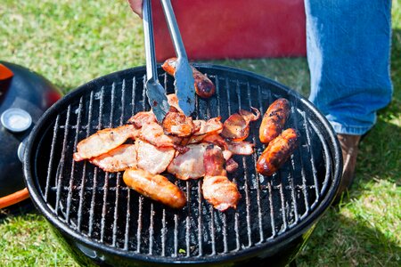 Barbecue food cooking photo