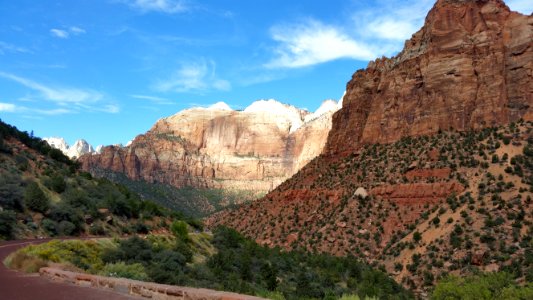 Zion national park, United states, Red rocks photo