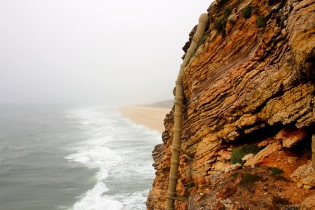 Praia do norte, Nazar, Portugal photo