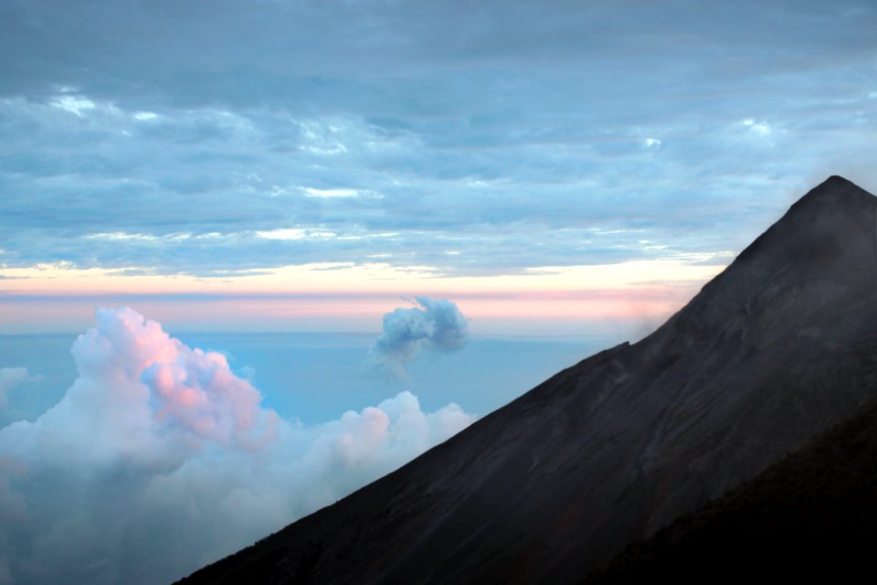 Guatemala, Volcan de acatenango, View