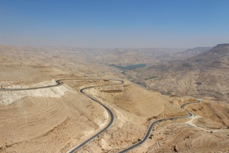 Jordan, Mujib dam, Mountains