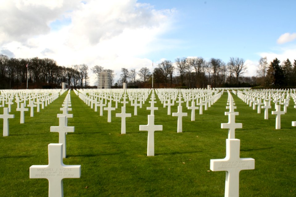 Wwii, Cemetery, Luxembourg