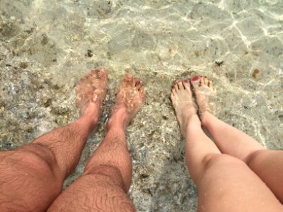 Greece, Water, Feet