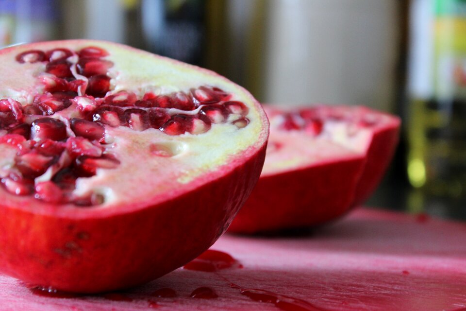 Fruit pair pomegranate