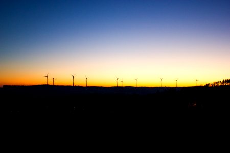 Wind, Scape, Sunset