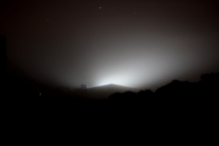 House, Fog, Light photo