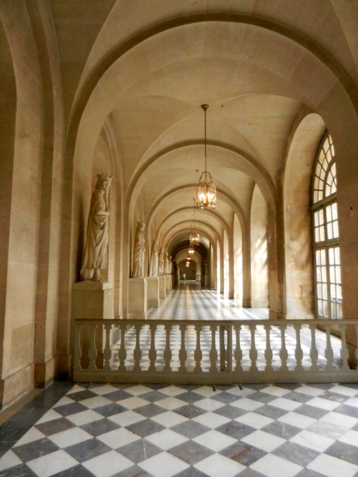 Versailles, France, Checkered floor